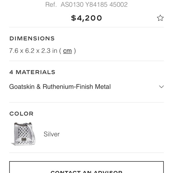 Authentic Chanel Boy Bag - Picture 6 of 6